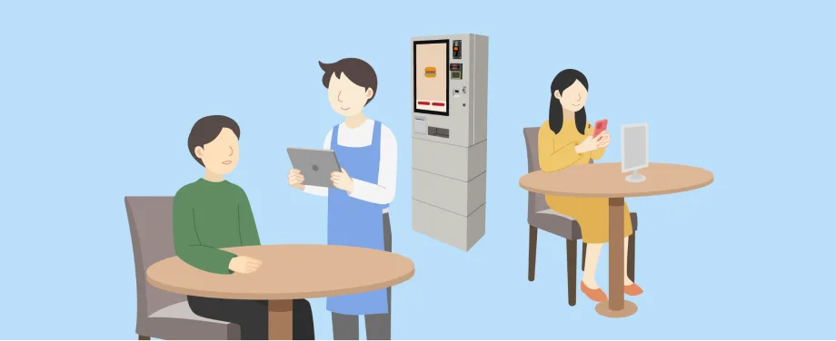 自助點餐機-Ushow Kiosk-自助點餐機情境圖