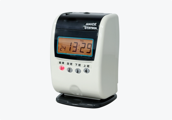 ANICE GT3700A 四欄位打卡鐘（單色）